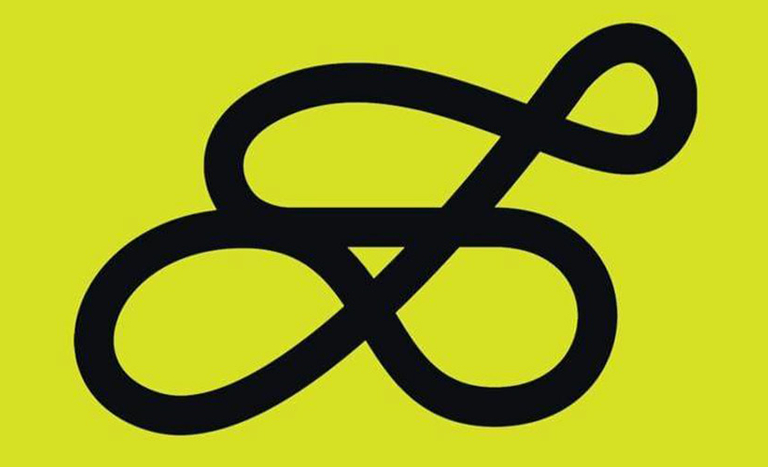 Cycling Team Ost Logo auf gelbem Hintergrund