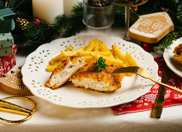 Crunchy Pouletbrust gefüllt mit Speck