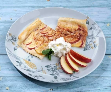 Schneller Apfel-Zimt-Fladen