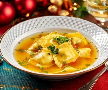 Raviolo in Brodo