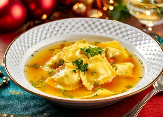 Raviolo in Brodo